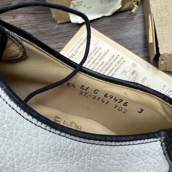 NEW Johnston & Murphy Aristocraft Saddle Oxford Golf Shoes 8.5 E main image 9